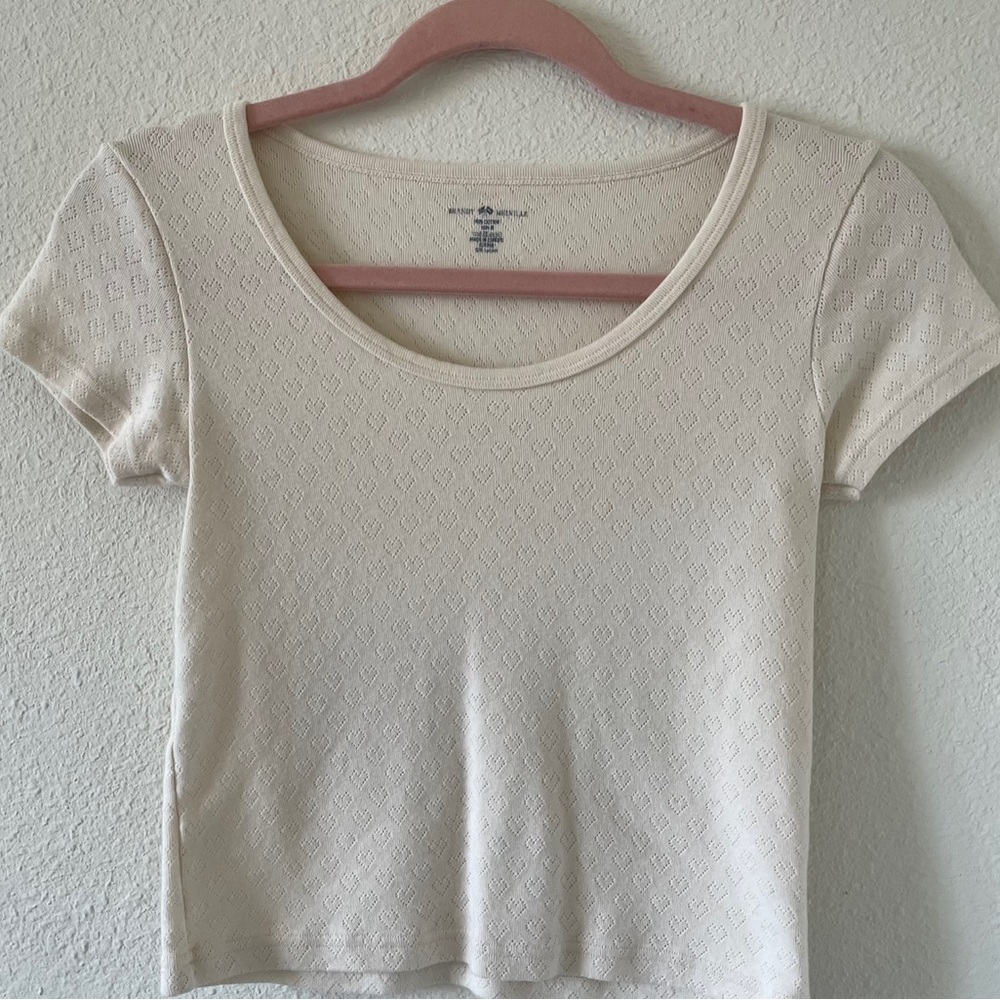 Brandy Melville Zelly Eyelet Top
